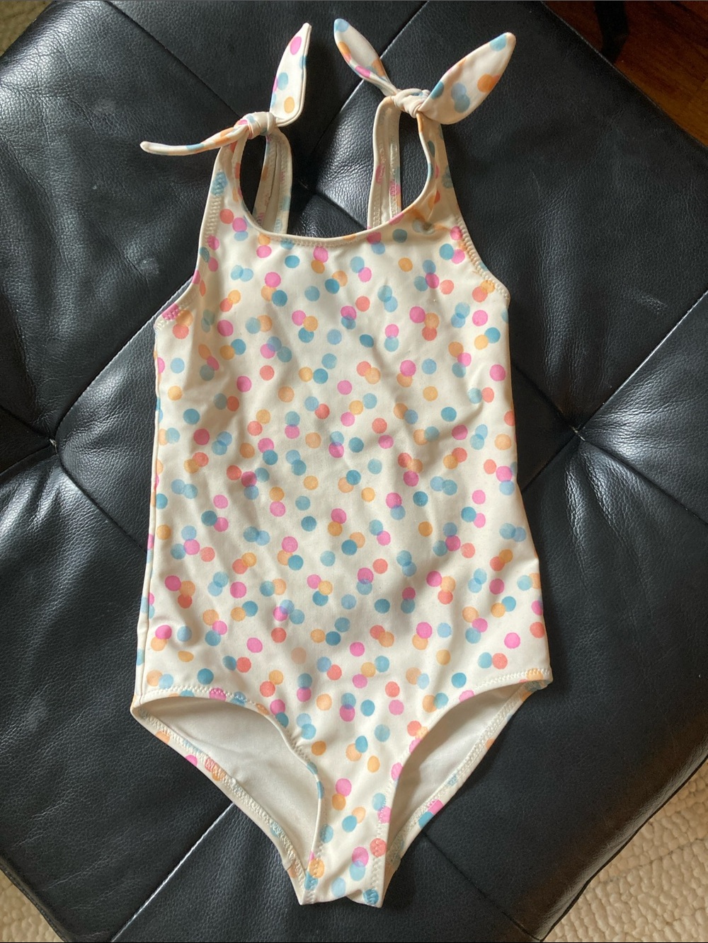H&M girls polka dot swimsuit